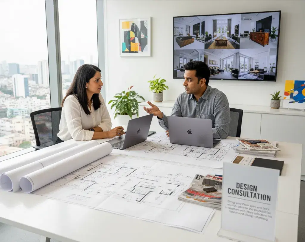 Design consultation step illustration
